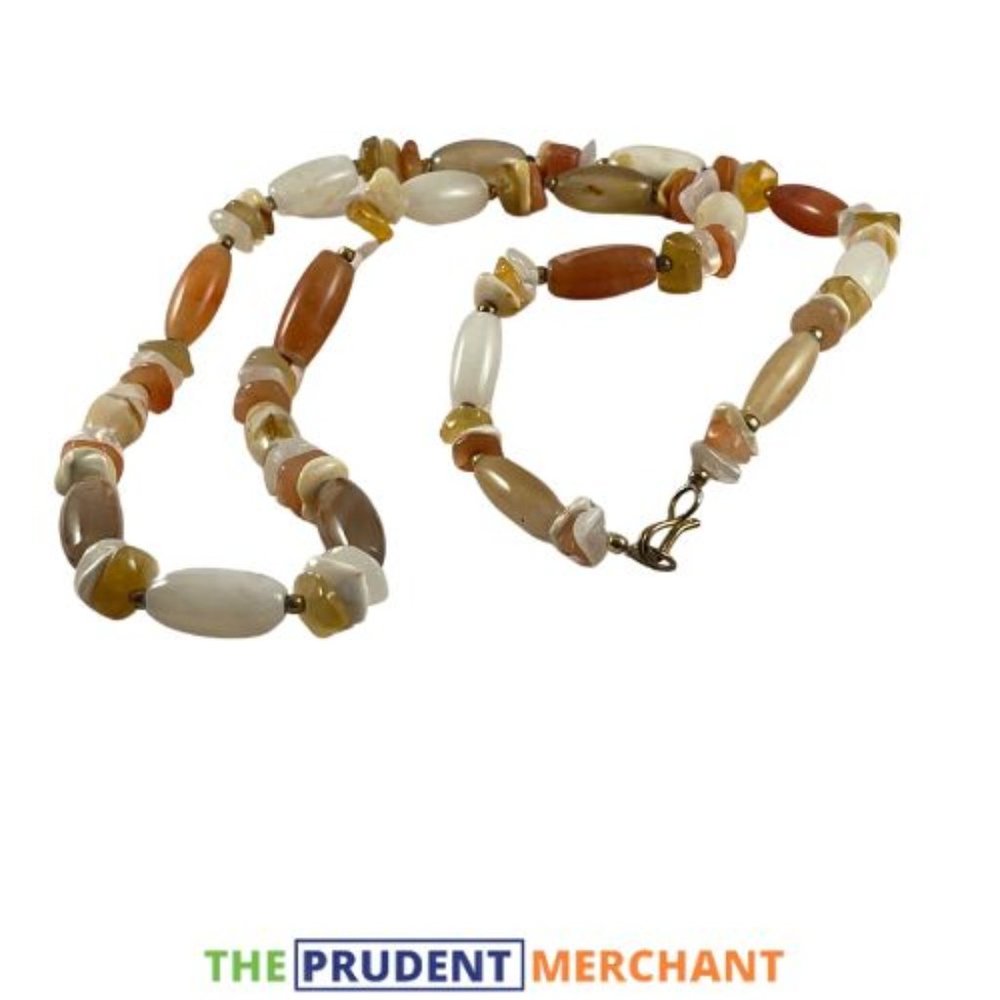 Extraordinary 30 inch Handmade Gem Necklace Various Colors